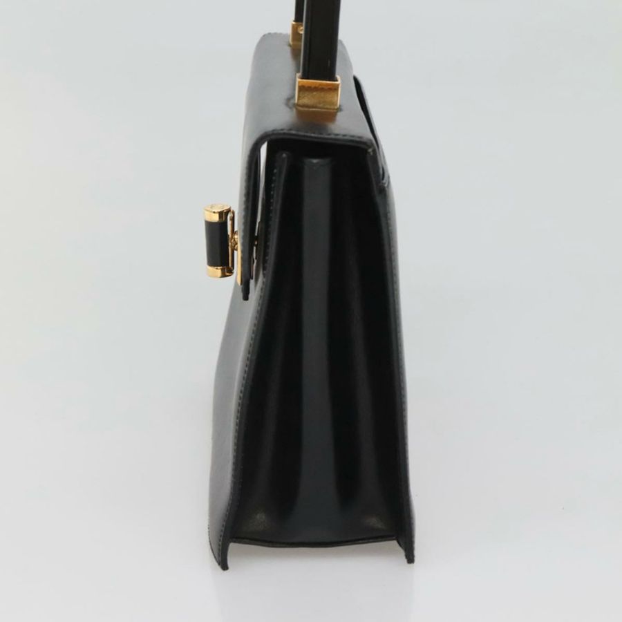 【日本直送】GUCCI 手提包 皮革 黑色 金色 000 46 0096 正品 ep8407-3