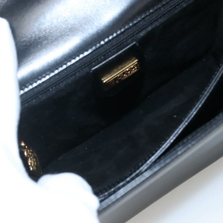 【日本直送】GUCCI 手提包 皮革 黑色 金色 000 46 0096 正品 ep8407-9