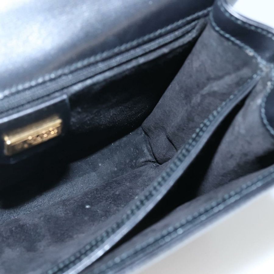 【日本直送】GUCCI 手提包 皮革 黑色 金色 000 46 0096 正品 ep8407-18