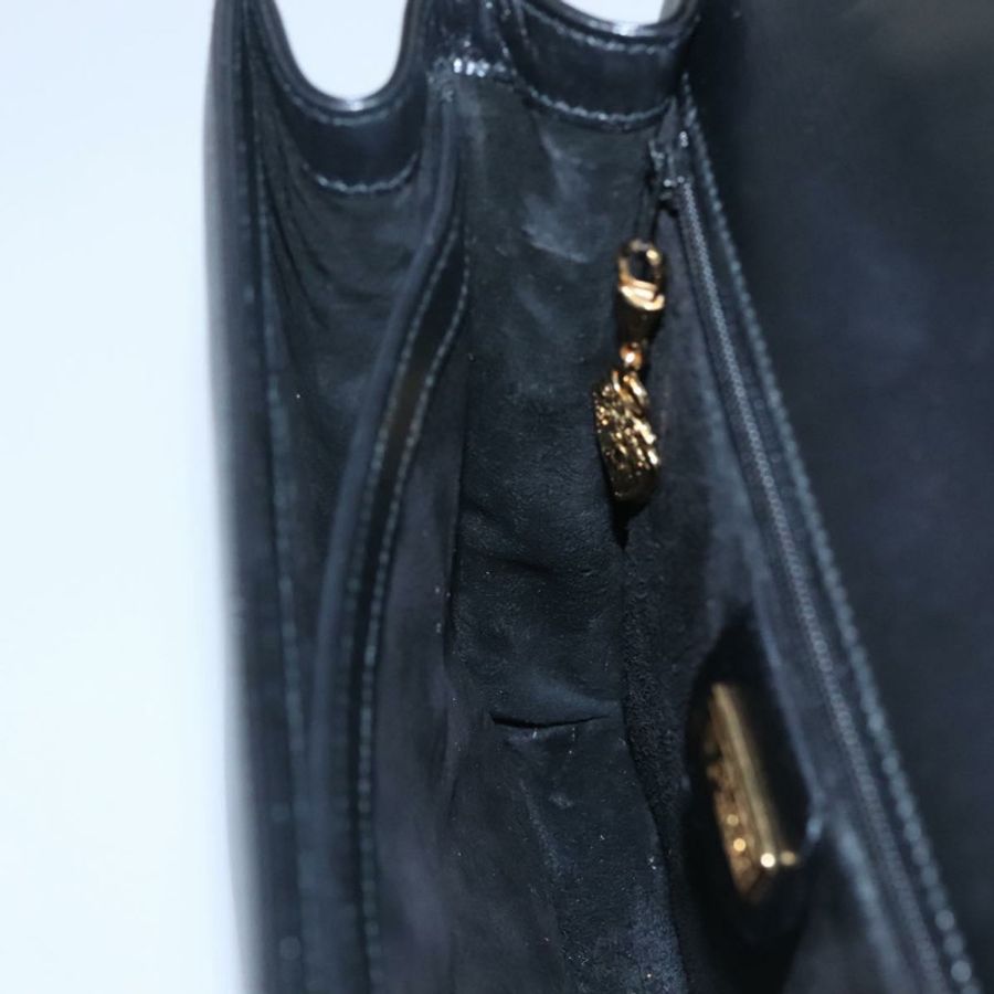 【日本直送】GUCCI 手提包 皮革 黑色 金色 000 46 0096 正品 ep8407-19