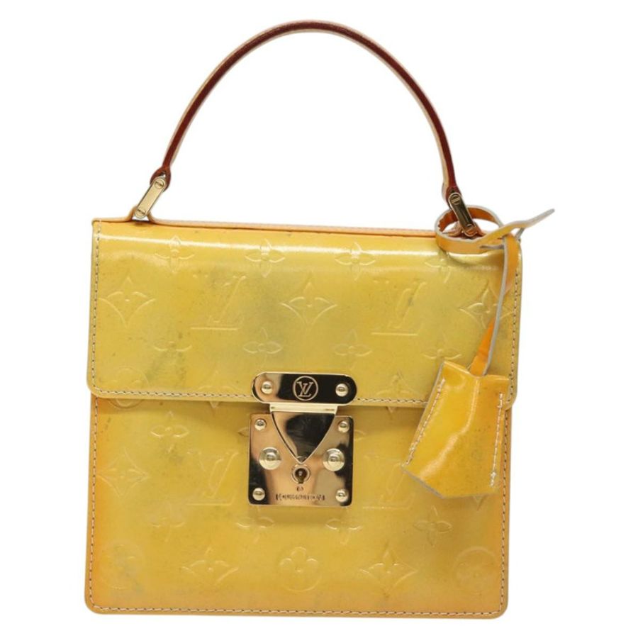 【日本直送】路易威登 Monogram Vernis Spring Street 手提包 灰色 M91029 LV Auth ep8537-12