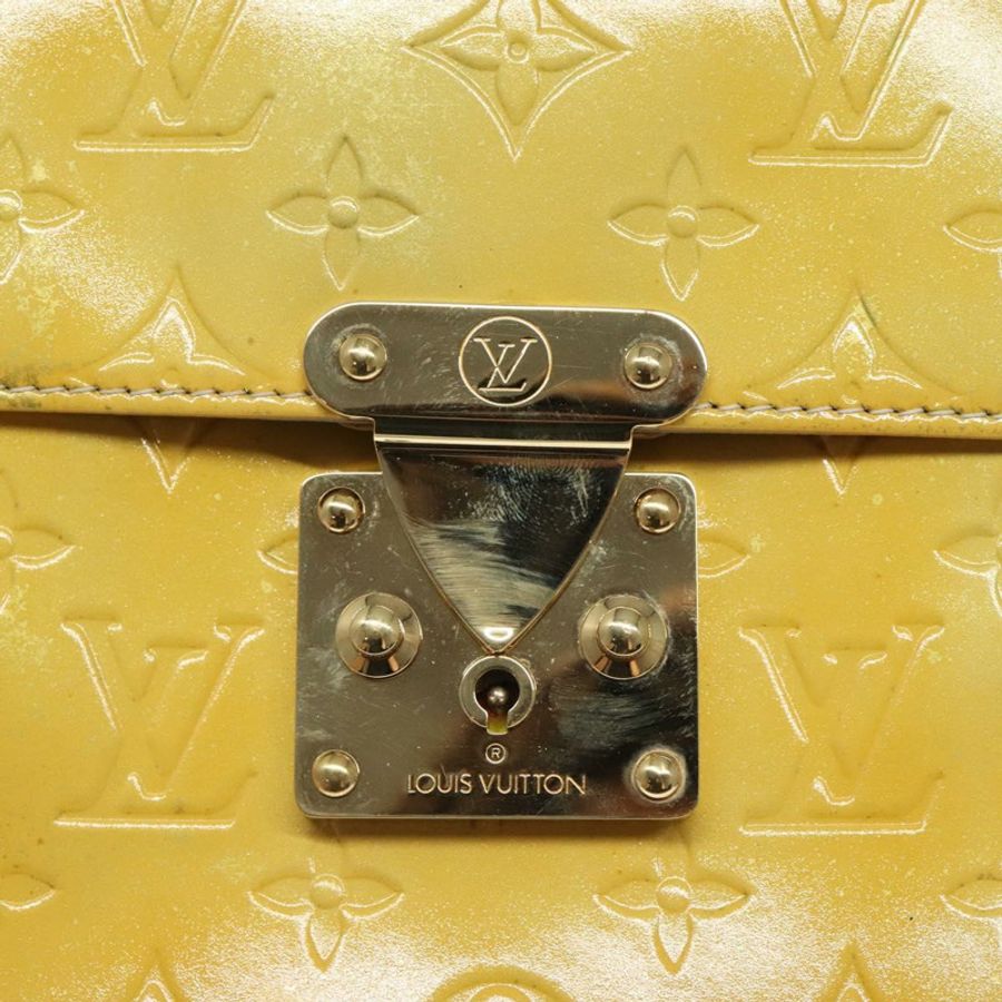 【日本直送】路易威登 Monogram Vernis Spring Street 手提包 灰色 M91029 LV Auth ep8537-17