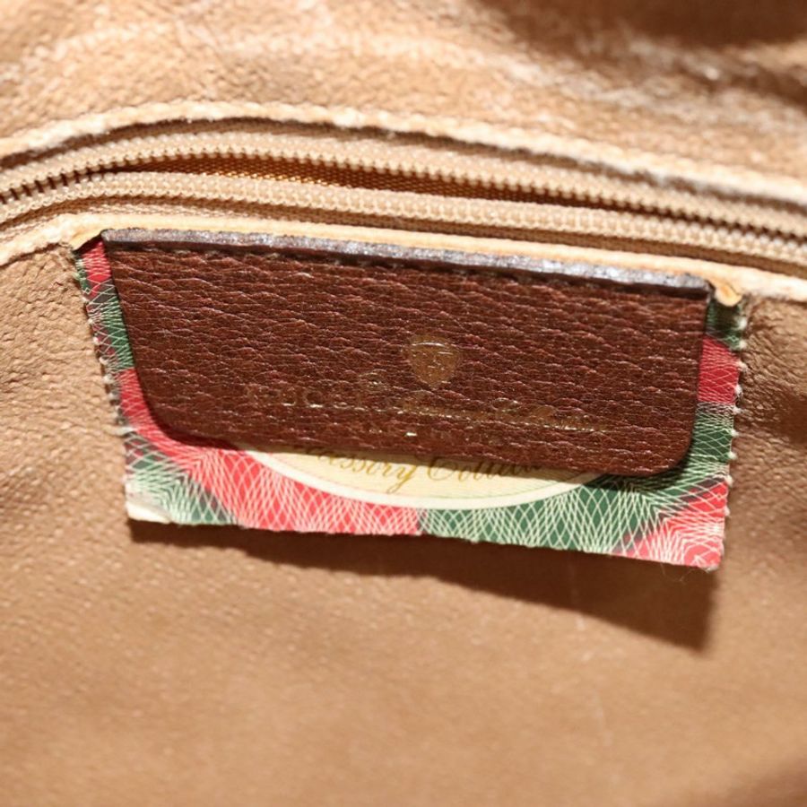 【日本直送】GUCCI 單肩包 PVC 棕色金色 正品 ep8569-17