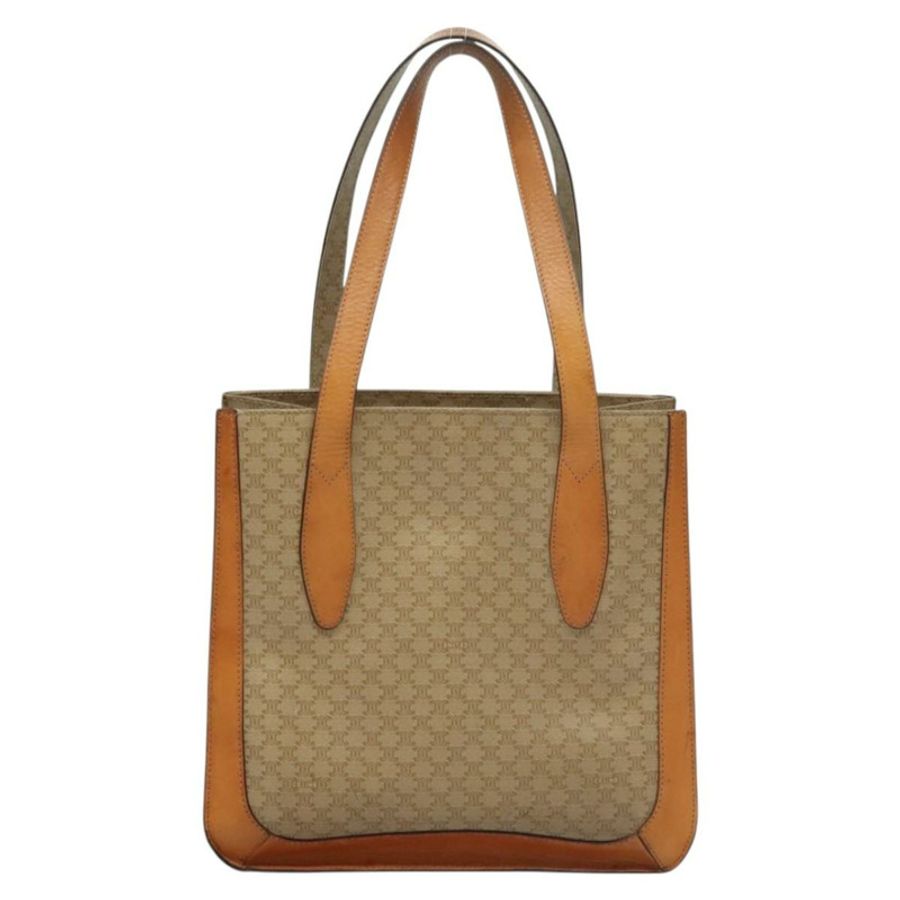 【日本直送】CELINE Macadam帆布托特包 米色 金色 正品 BD1818-1
