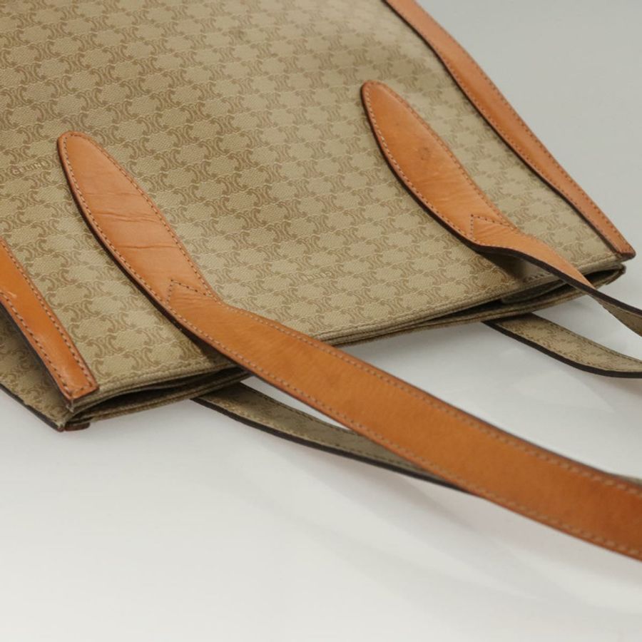【日本直送】CELINE Macadam帆布托特包 米色 金色 正品 BD1818-5