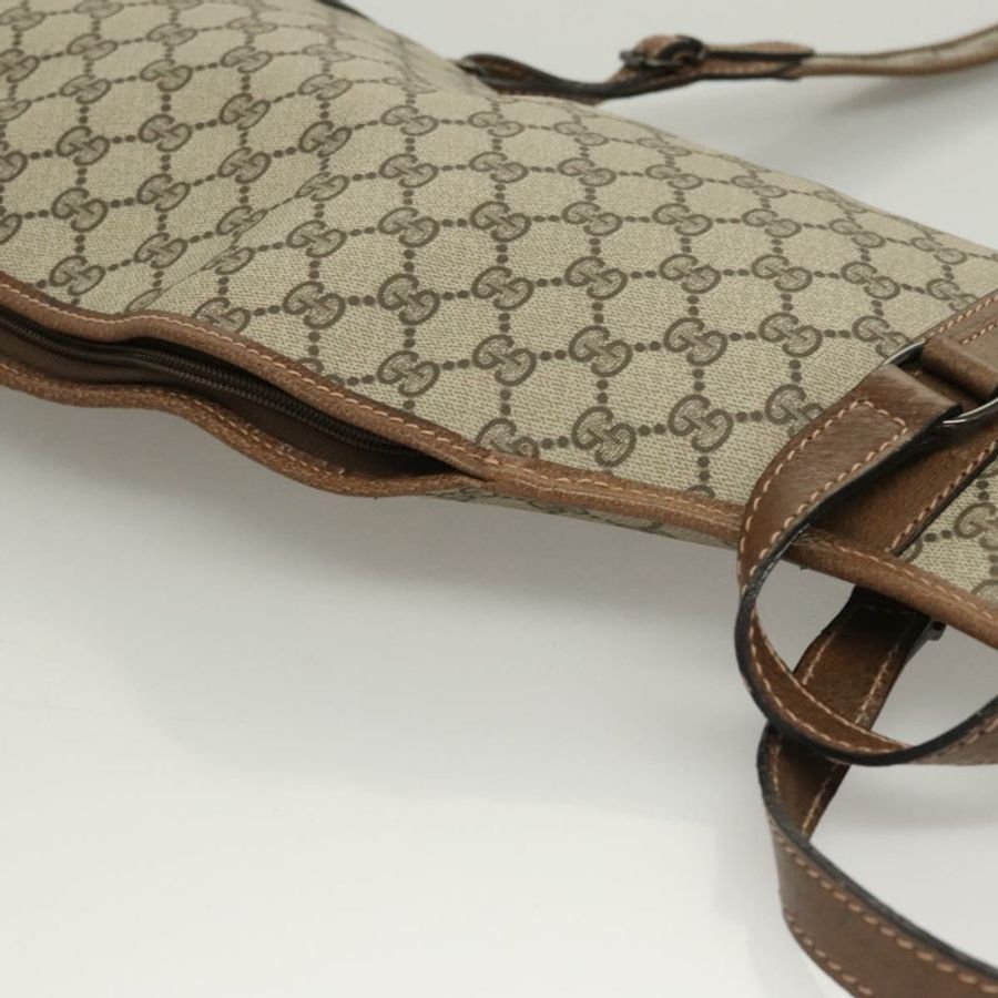 【日本直送】GUCCI GG Supreme GunSlip PVC 米色 正品 MX319-15