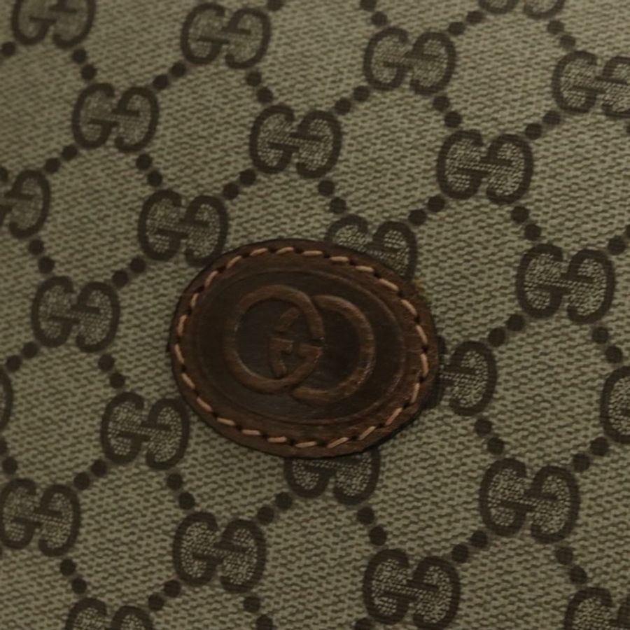 【日本直送】GUCCI GG Supreme GunSlip PVC 米色 正品 MX319-20