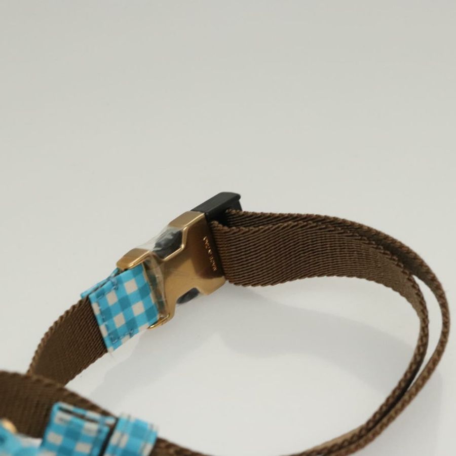 【日本直送】FENDI 腰包 尼龍 藍色 金色 Auth KD512-7