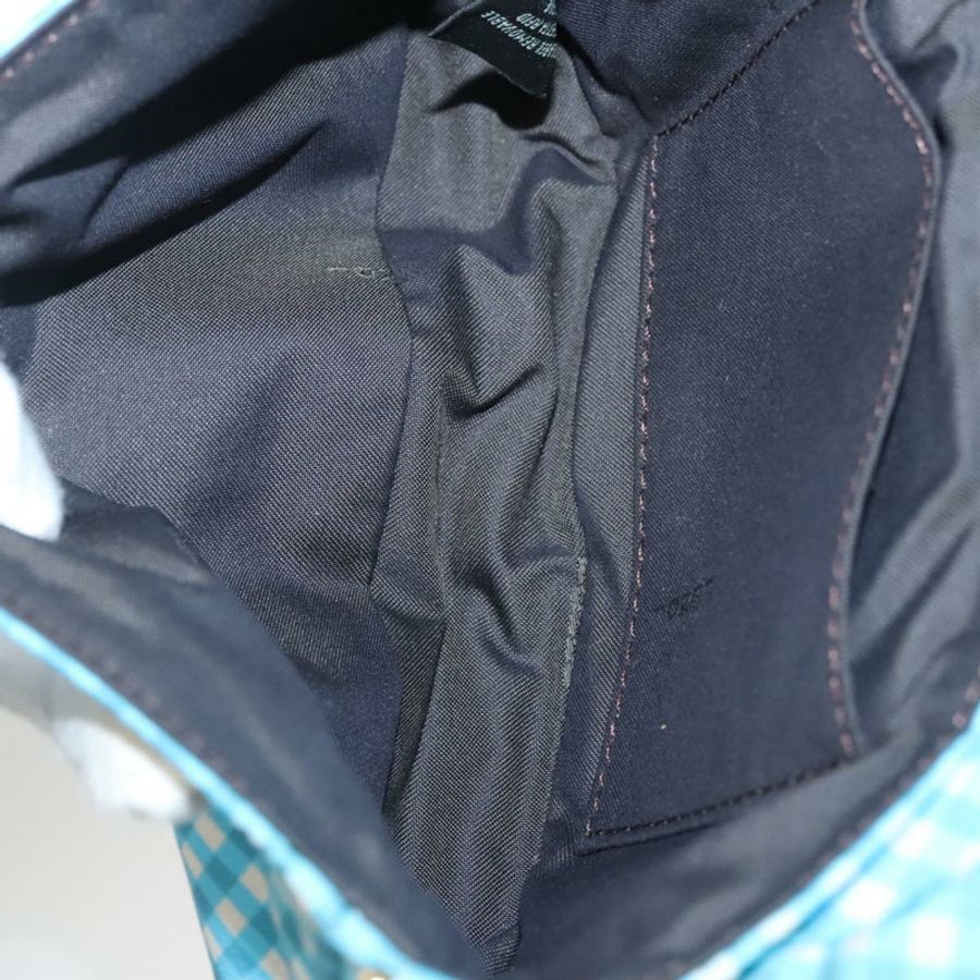 【日本直送】FENDI 腰包 尼龍 藍色 金色 Auth KD512-10