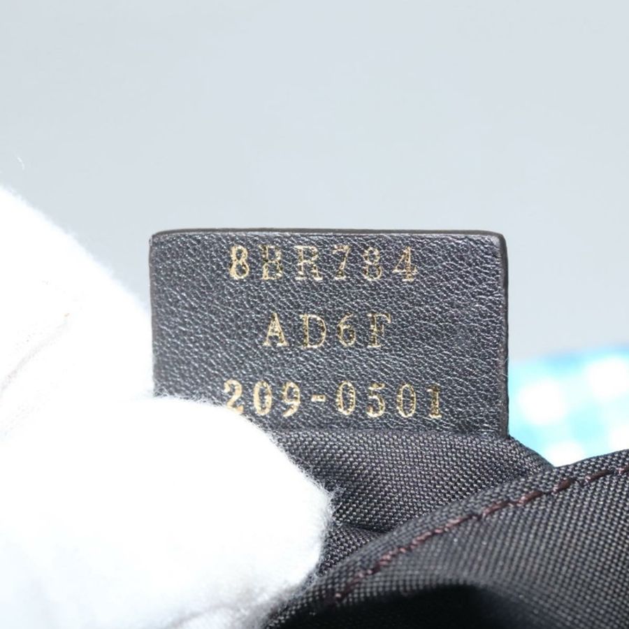 【日本直送】FENDI 腰包 尼龍 藍色 金色 Auth KD512-11