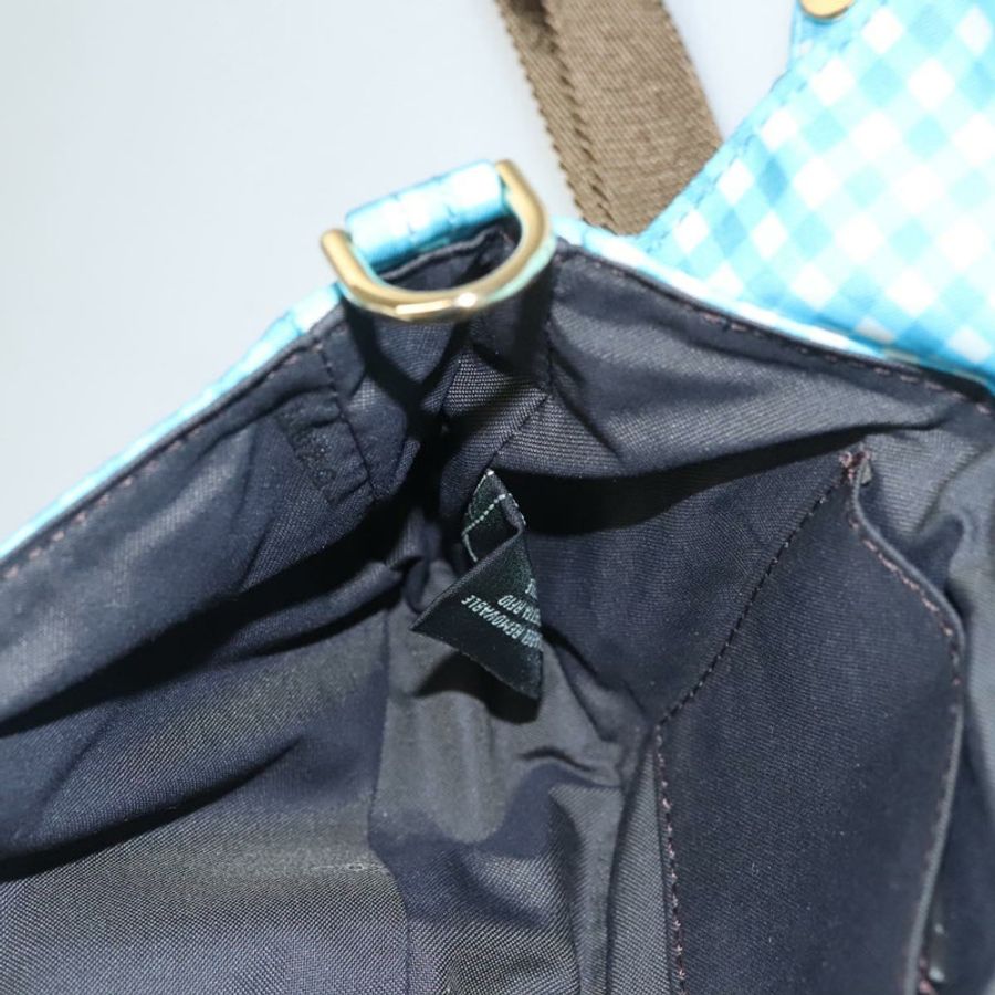 【日本直送】FENDI 腰包 尼龍 藍色 金色 Auth KD512-21