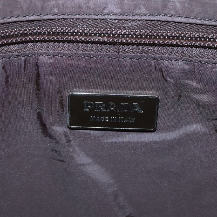 【日本直送】PRADA帆布手袋 米色 銀色 正品 117799-19