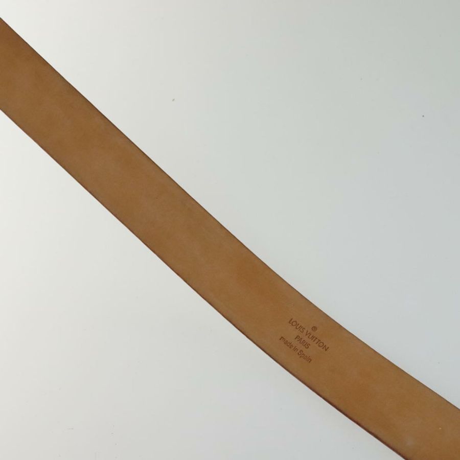 【日本直送】路易威登 Monogram Multicolor Ceinture Carre Belt 白色 M9270U LV Auth MY153-14