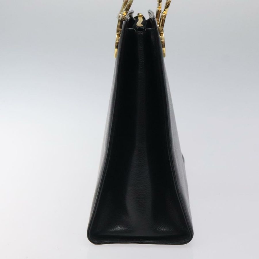 【日本直送】Salvatore Ferragamo Gancini 皮革肩背包 黑色 金色 正品 117541-2