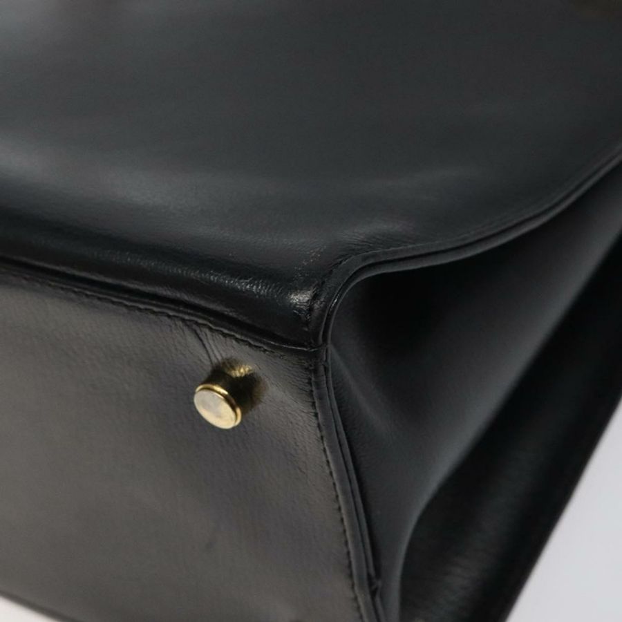 【日本直送】Salvatore Ferragamo Gancini 皮革肩背包 黑色 金色 正品 117541-15