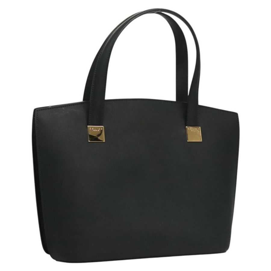 【日本直送】CELINE 手提包 皮革 海軍藍 金色 正品 117832-0