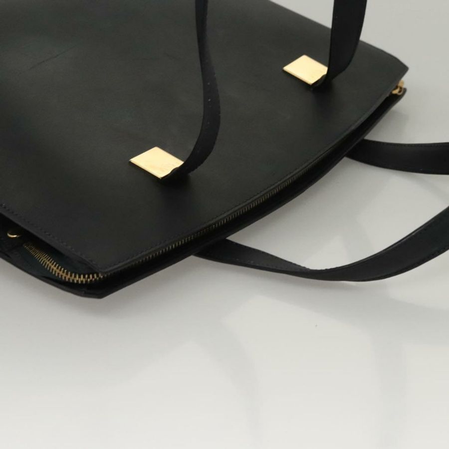 【日本直送】CELINE 手提包 皮革 海軍藍 金色 正品 117832-5