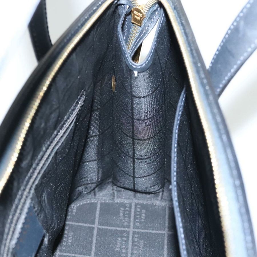 【日本直送】CELINE 手提包 皮革 海軍藍 金色 正品 117832-18