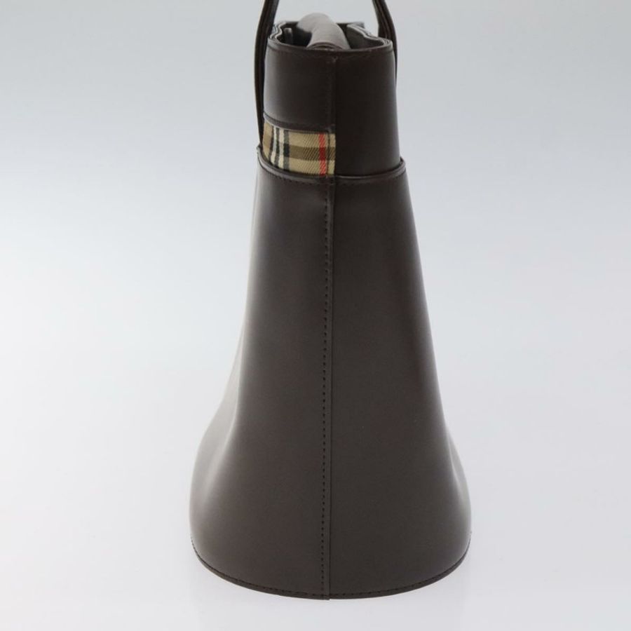 【日本直送】BURBERRY 手提包 皮革 棕色 正品 yk17756-3