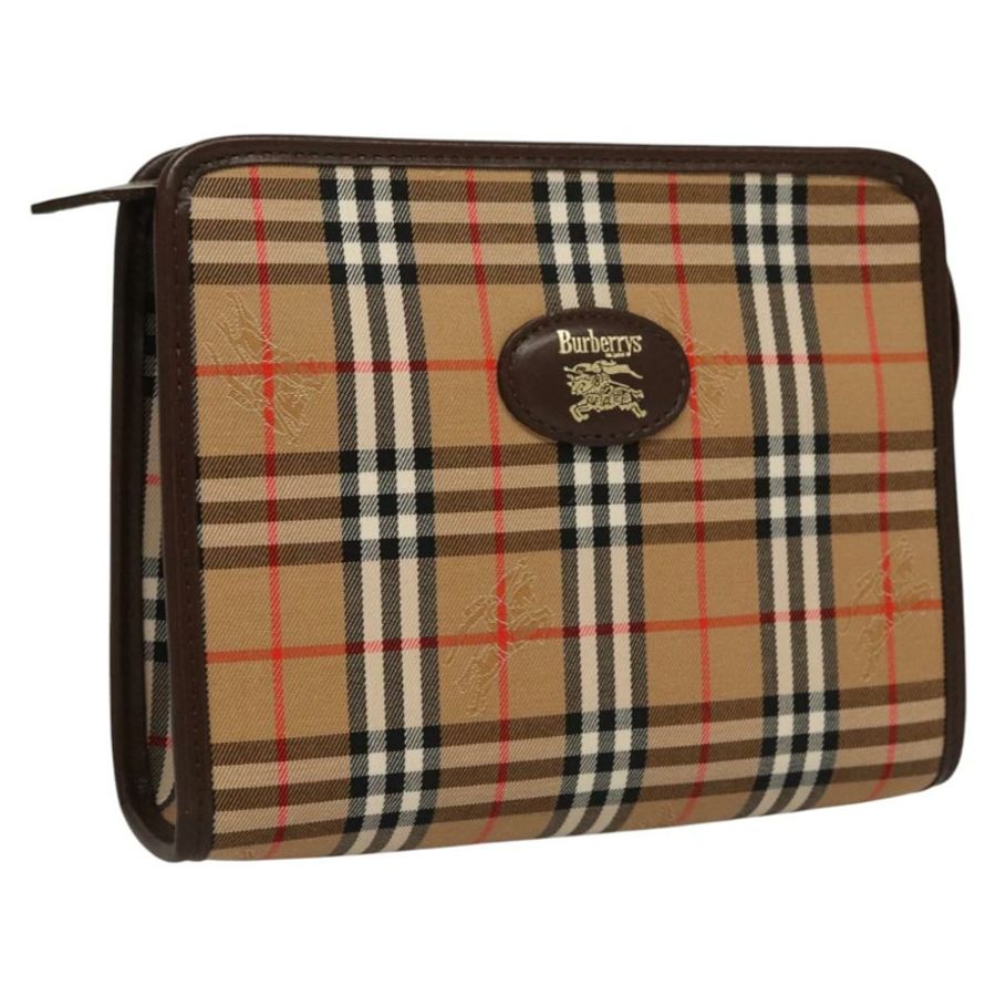 【日本直送】Burberrys Nova Check 帆布配件包 米色 正品 yk17888-0