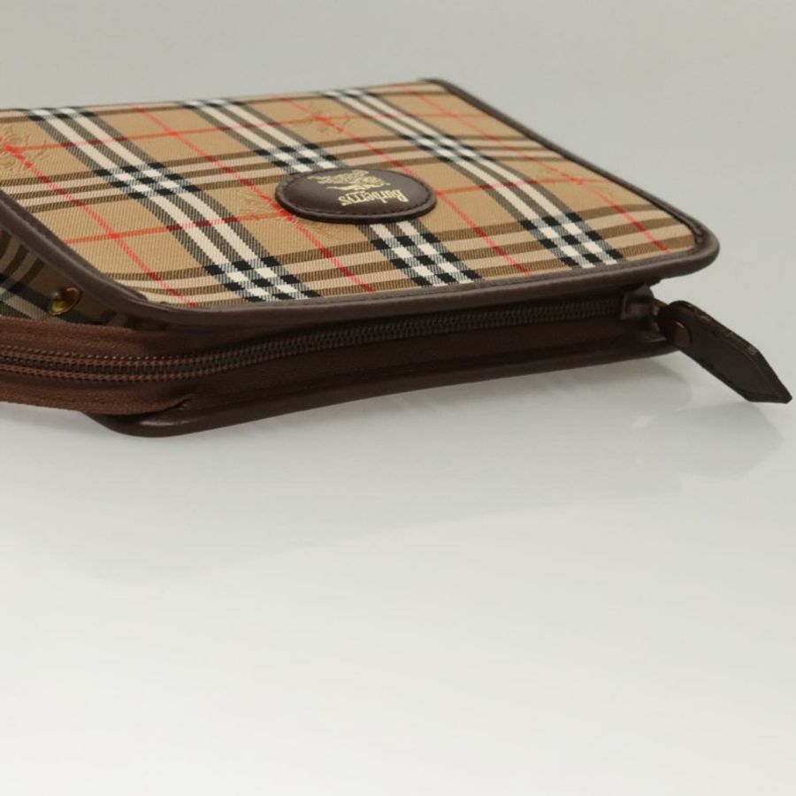【日本直送】Burberrys Nova Check 帆布配件包 米色 正品 yk17888-4