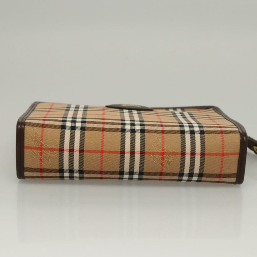 【日本直送】Burberrys Nova Check 帆布配件包 米色 正品 yk17888-5