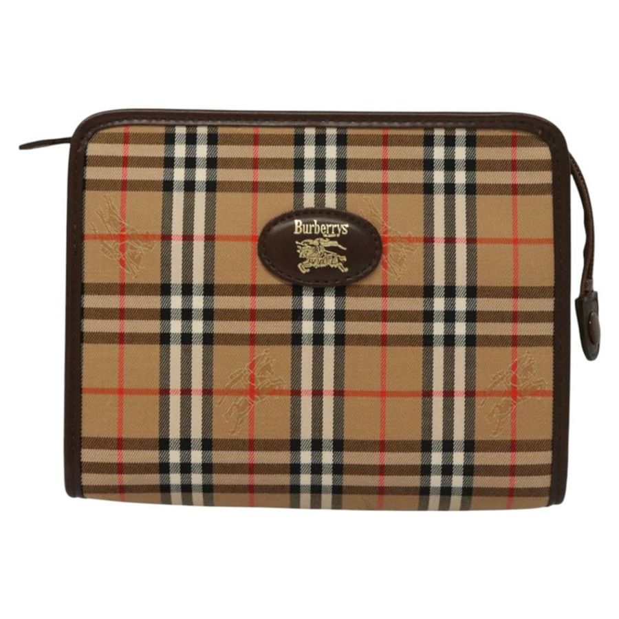 【日本直送】Burberrys Nova Check 帆布配件包 米色 正品 yk17888-12