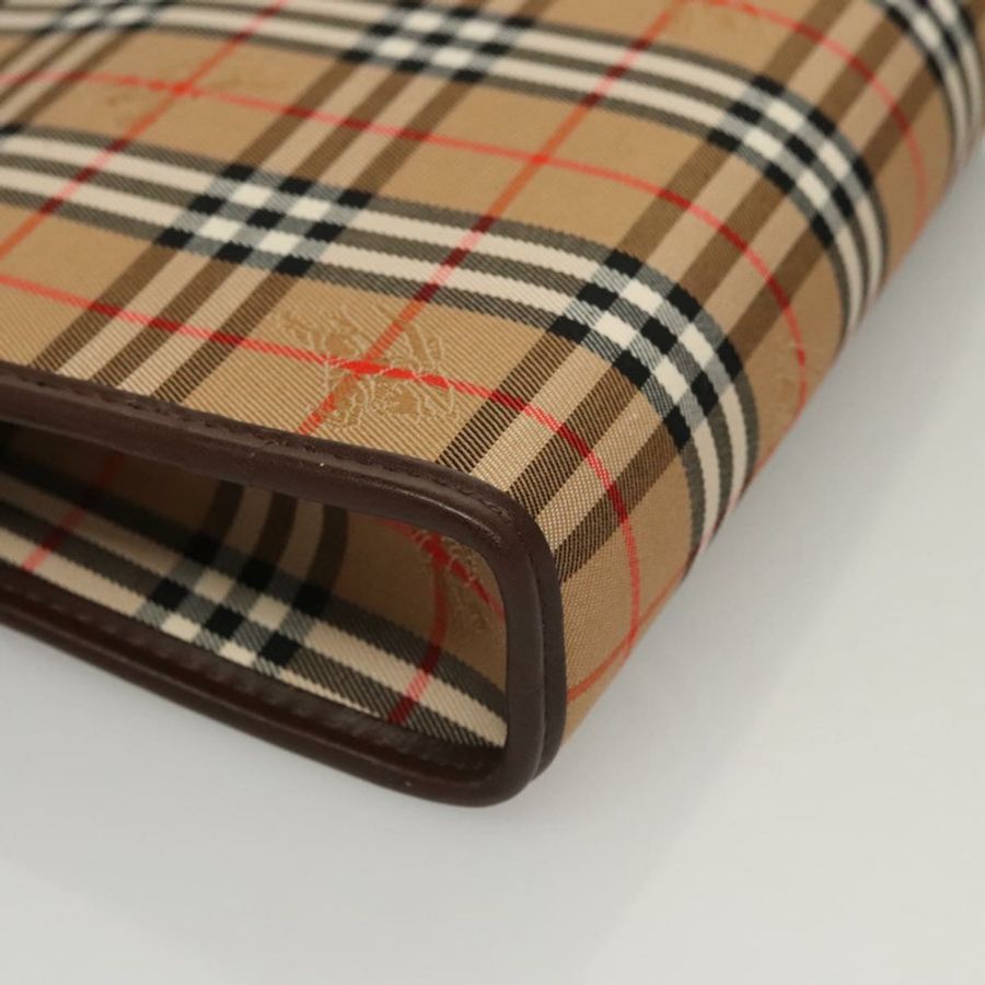 【日本直送】Burberrys Nova Check 帆布配件包 米色 正品 yk17888-14