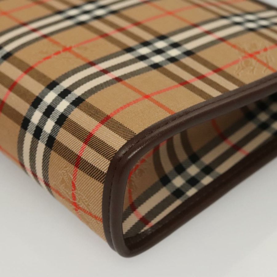 【日本直送】Burberrys Nova Check 帆布配件包 米色 正品 yk17888-15