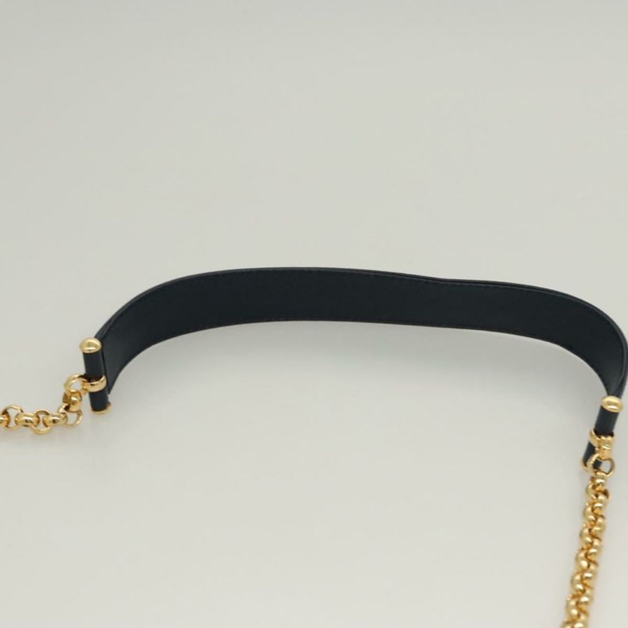 【日本直送】Chloe 鏈條單肩包 皮革 海軍藍 金色 正品 117976-7