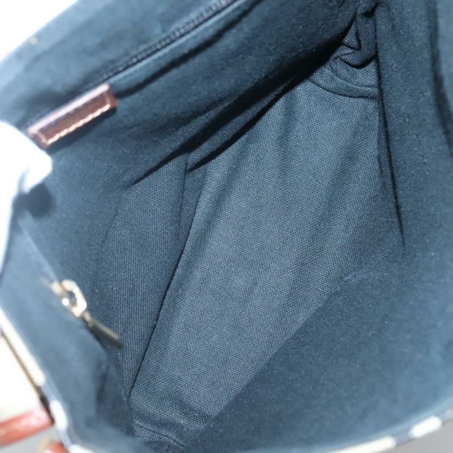 【日本直送】BURBERRY Nova 格紋肩背包 PVC 皮革 米色 正品 116339-10