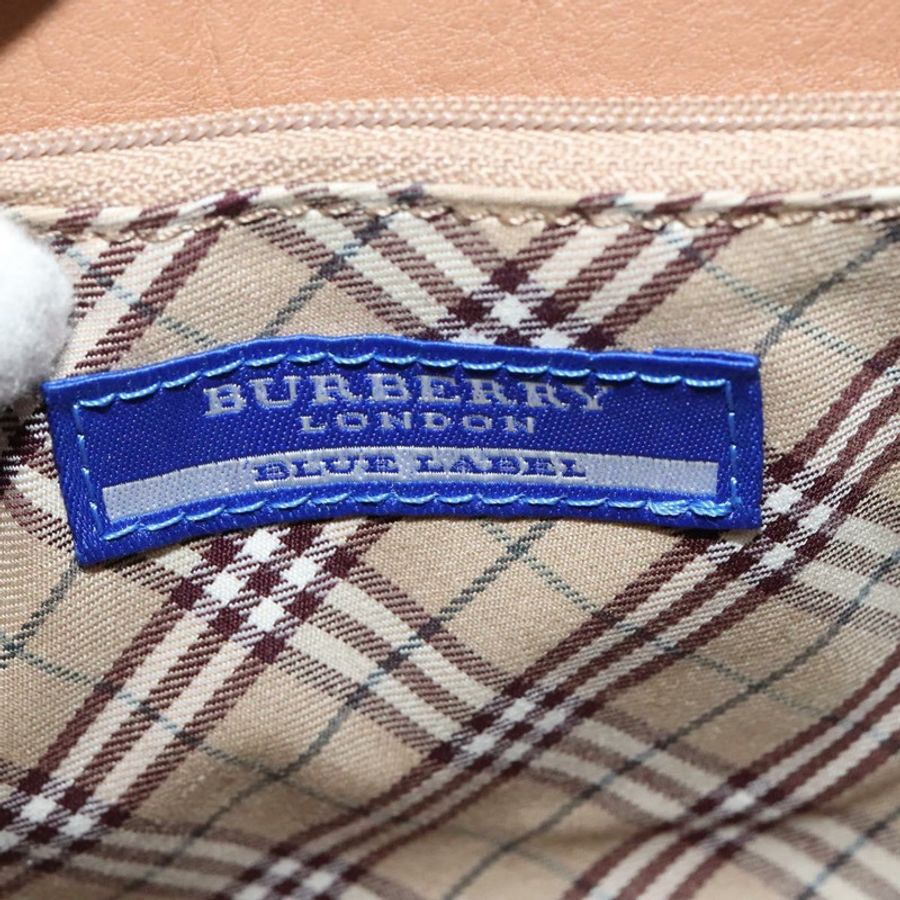【日本直送】BURBERRY 藍標手提包 麂皮 兩用 米色 正品 116361-16