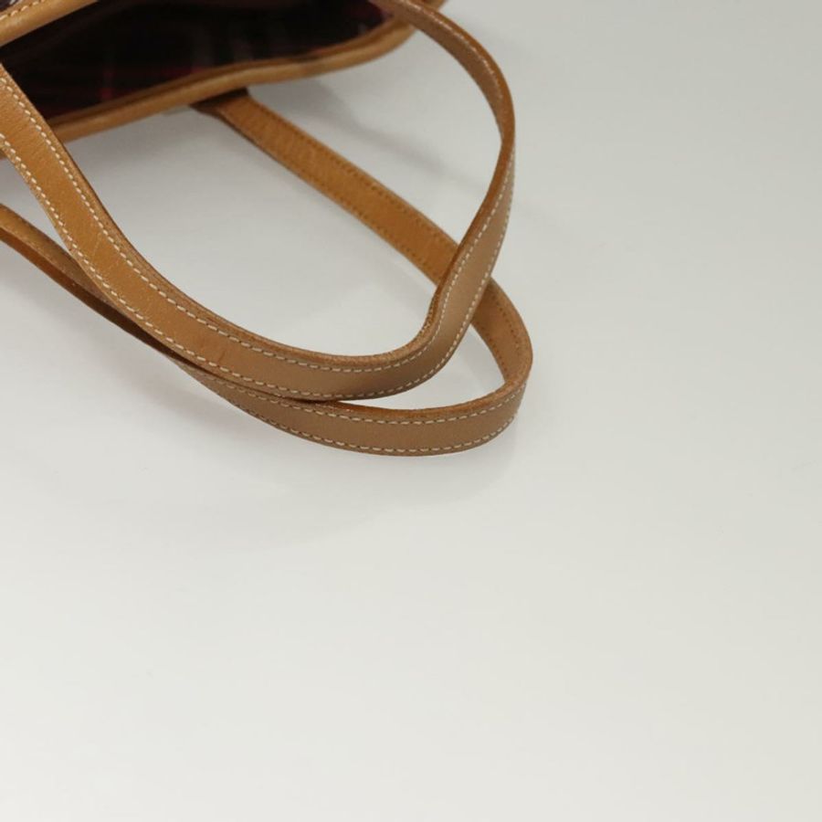 【日本直送】BURBERRY Nova Check Blue Label 托特包 帆布 粉紅色 銀色 正品 118227-6