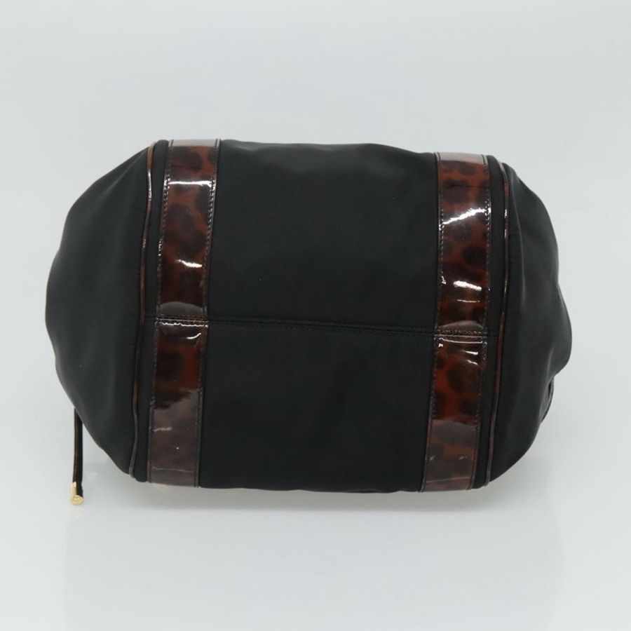【日本直送】Salvatore Ferragamo 肩背包 尼龍 黑色 金色 正品 118189-4