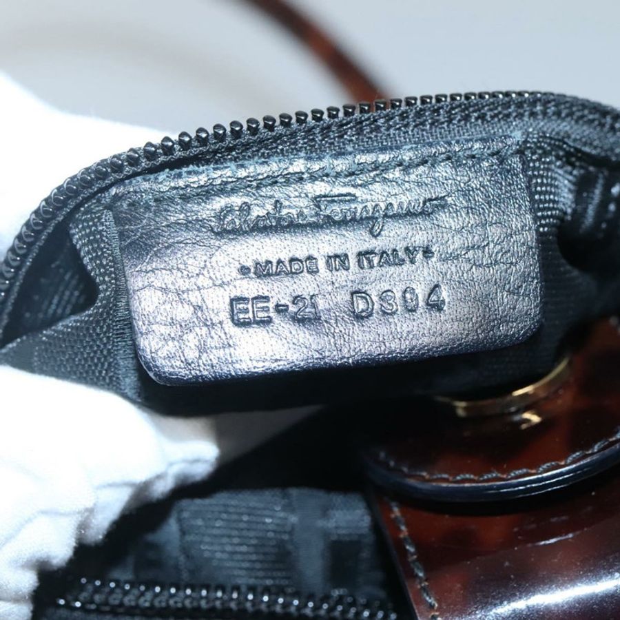 【日本直送】Salvatore Ferragamo 肩背包 尼龍 黑色 金色 正品 118189-11