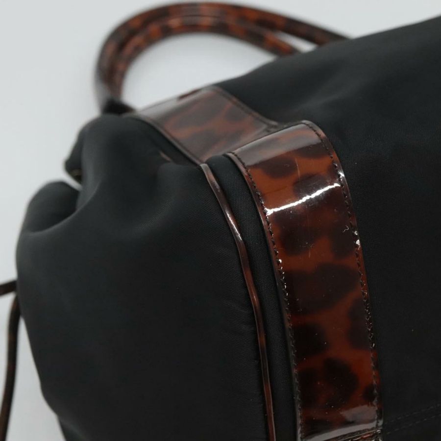 【日本直送】Salvatore Ferragamo 肩背包 尼龍 黑色 金色 正品 118189-15