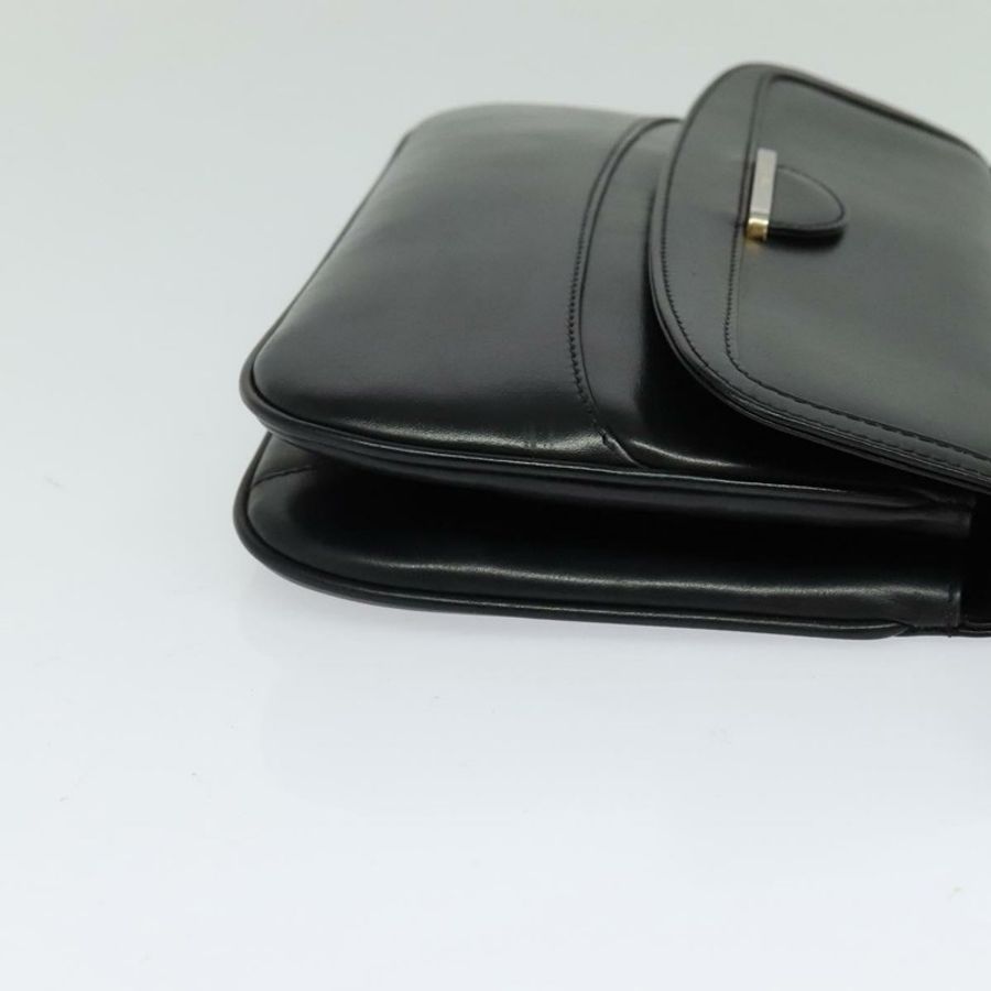 【日本直送】BALLY 黑色真皮單肩包 正品 BA1165-3