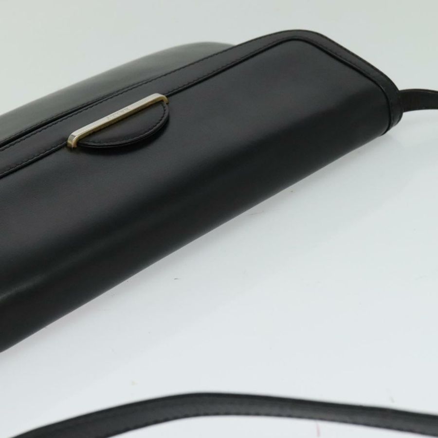 【日本直送】BALLY 黑色真皮單肩包 正品 BA1165-5
