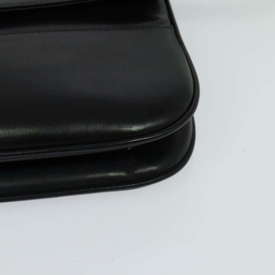 【日本直送】BALLY 黑色真皮單肩包 正品 BA1165-13