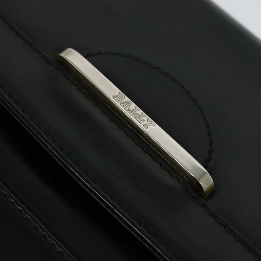 【日本直送】BALLY 黑色真皮單肩包 正品 BA1165-16
