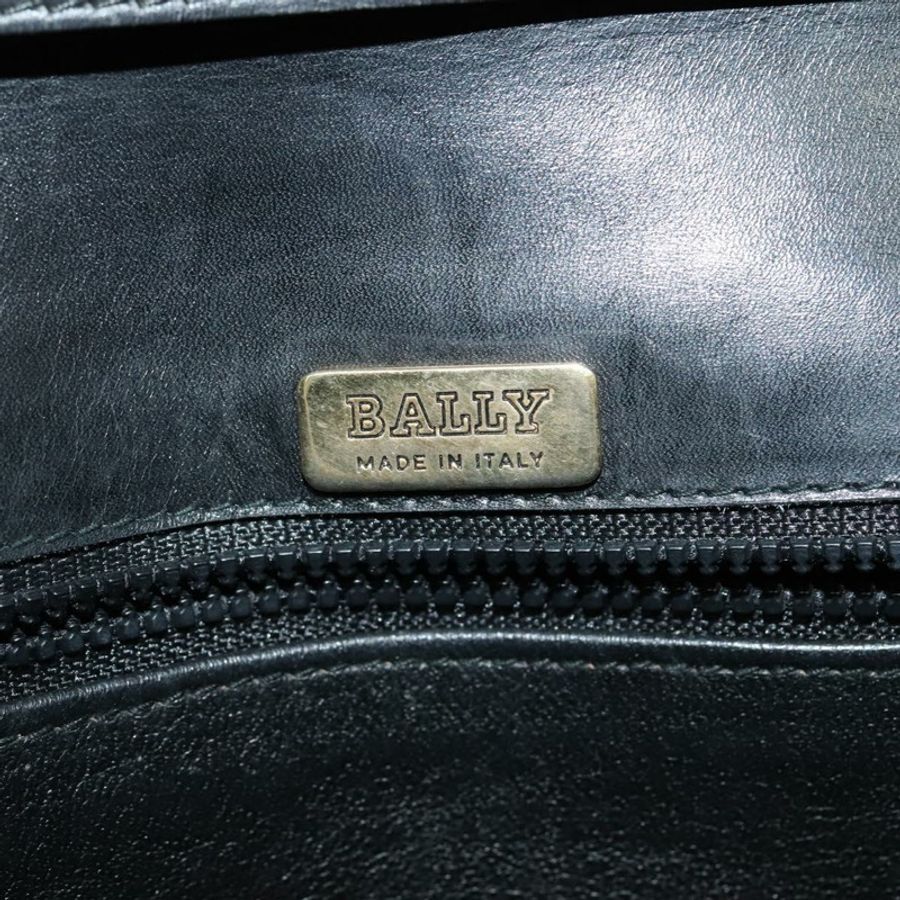 【日本直送】BALLY 黑色真皮單肩包 正品 BA1165-17