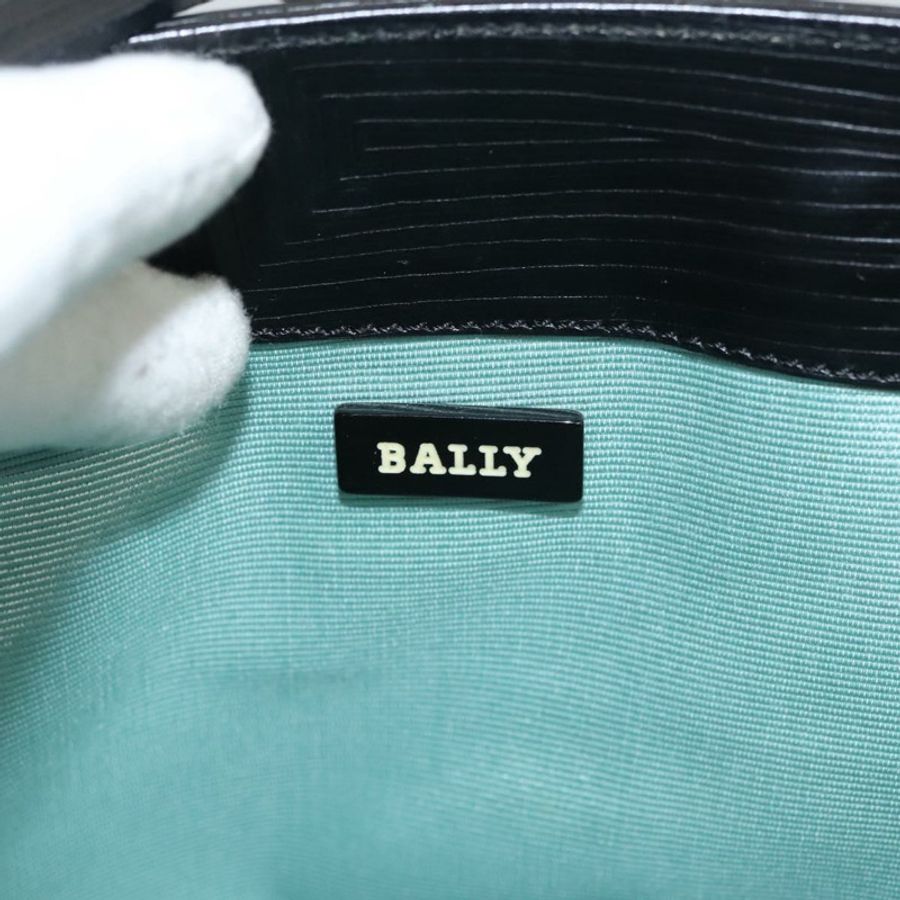 【日本直送】BALLY 肩背包 皮革 黑色 金色 正品 BA1473-16