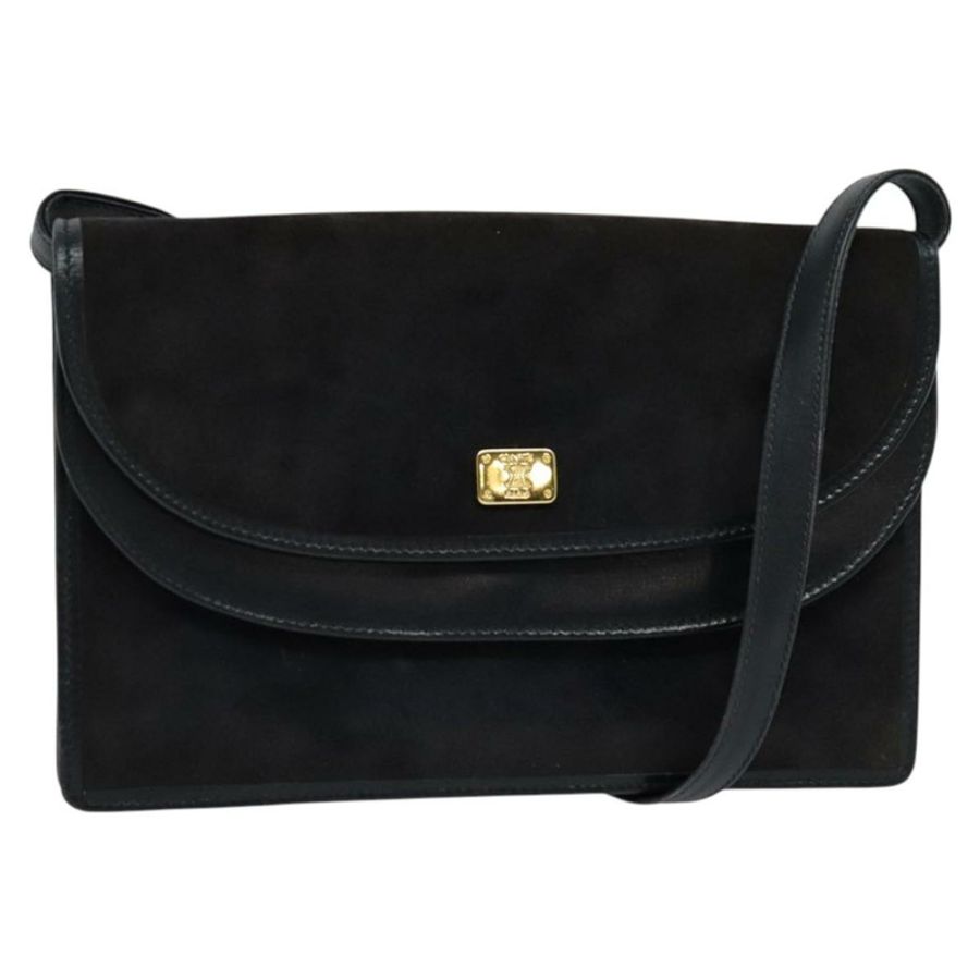 【日本直送】CELINE 麂皮肩背包 海軍藍 正品 BA1514-0