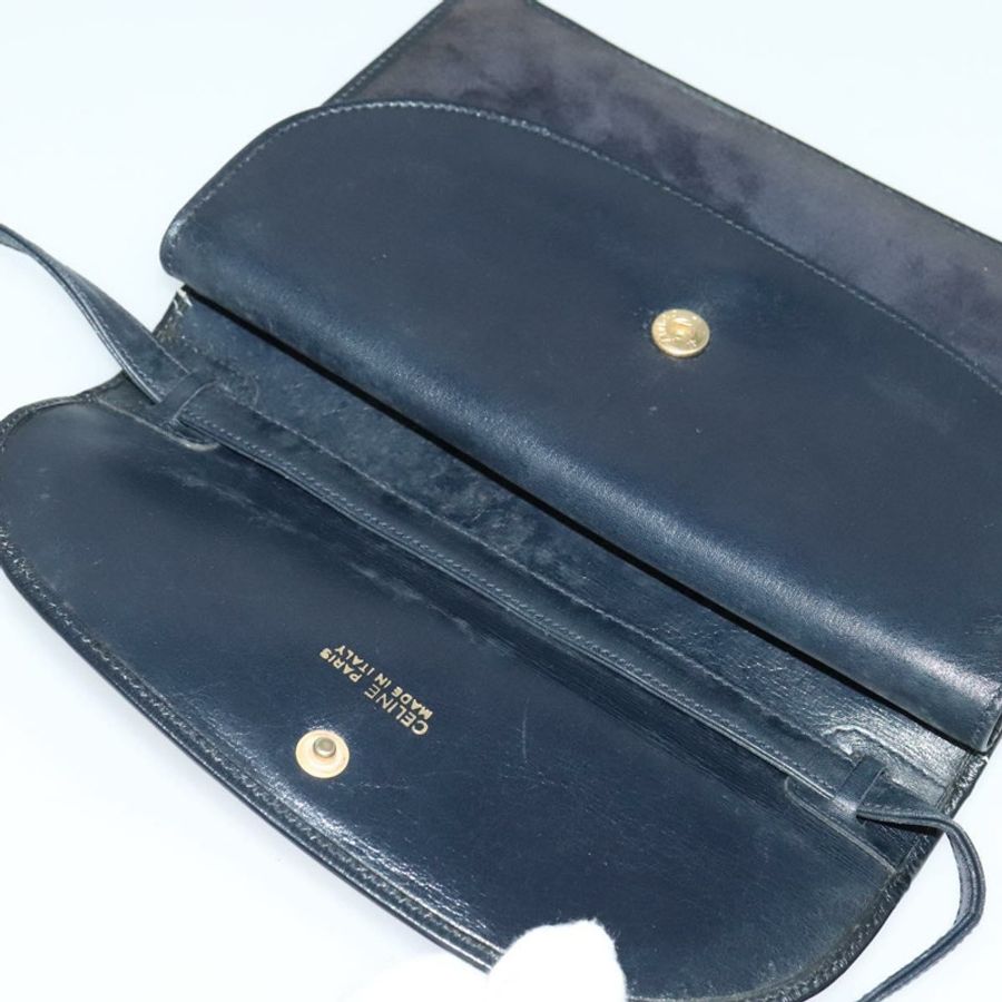 【日本直送】CELINE 麂皮肩背包 海軍藍 正品 BA1514-8