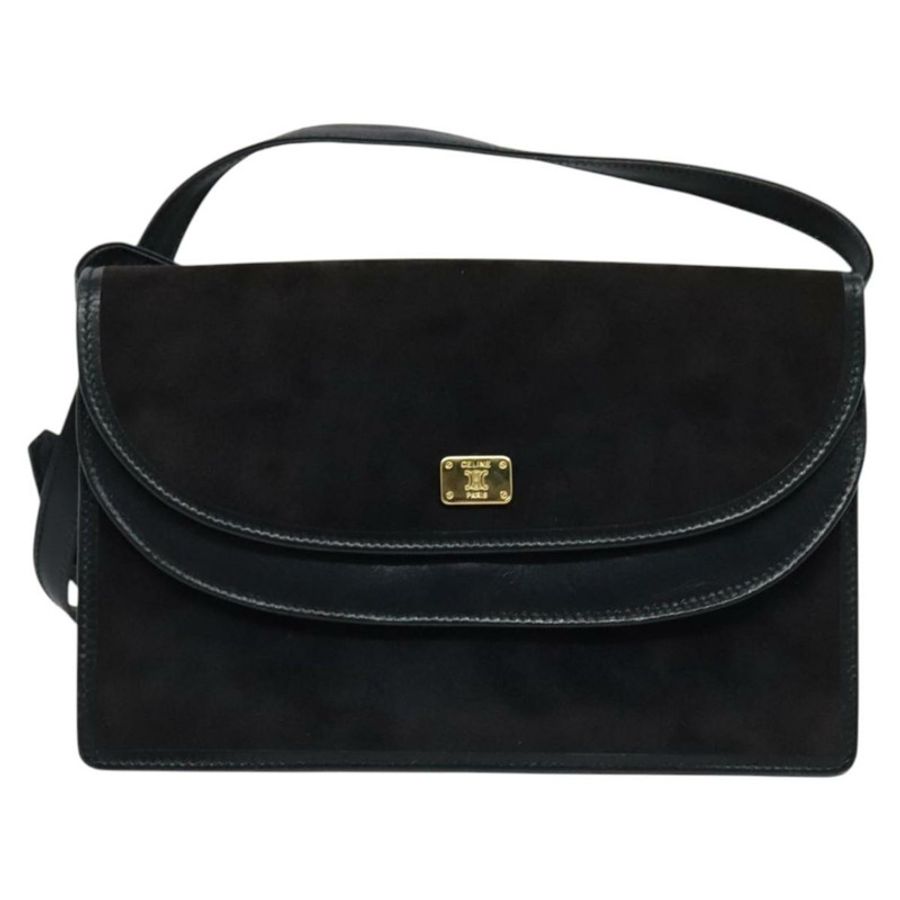 【日本直送】CELINE 麂皮肩背包 海軍藍 正品 BA1514-12