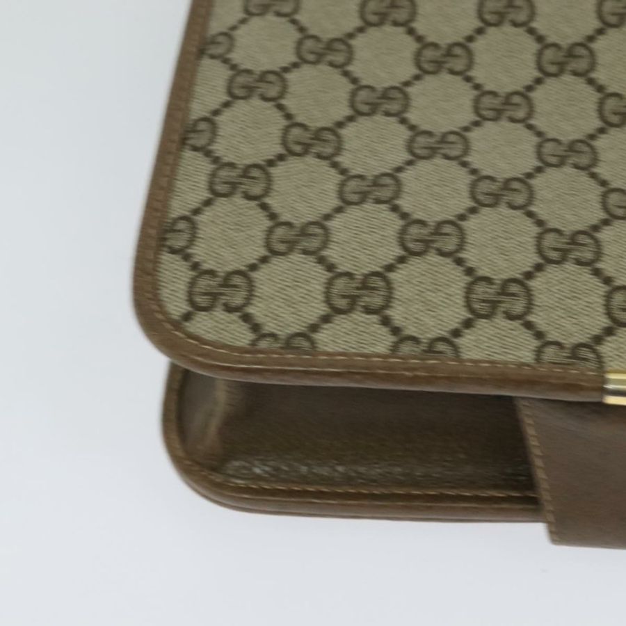【日本直送】GUCCI GG Supreme 單肩包 PVC 米色 金色 正品 BA1492-15