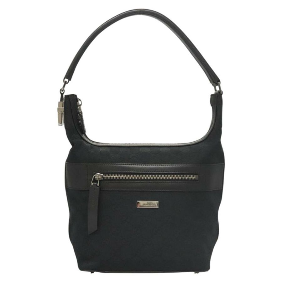 【日本直送】GUCCI GG帆布肩背包 黑色 001 4299 正品 am8054-12
