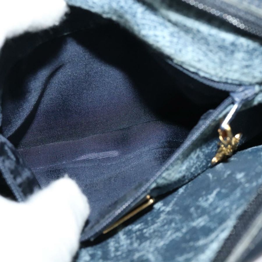 【日本直送】GUCCI Micro GG Supreme 單肩包 PVC 海軍藍/金色 007 084 0092 正品 BA1057-10