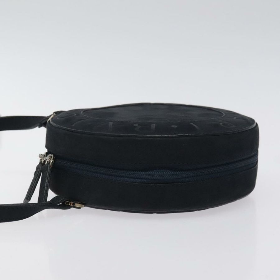 【日本直送】寶格麗 (BVLGARI) 麂皮肩背包,海軍藍銀色,正品 bs24625-3