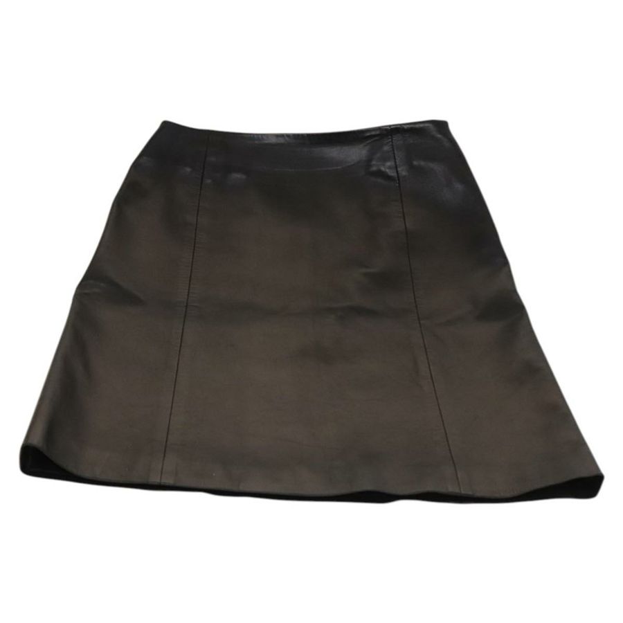 【日本直送】Christian Dior 黑色羊皮半身裙 正品 am8156-1